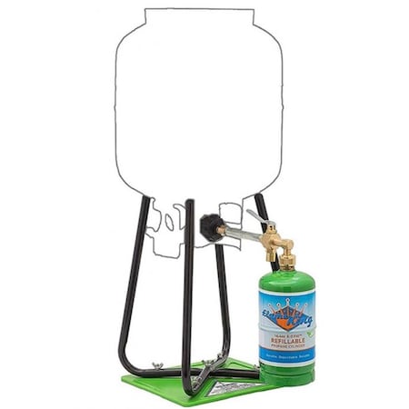 Eat-In Olicamp Refill Propane Kit, Refill Valve & 1 Litre Canister EA3577725
